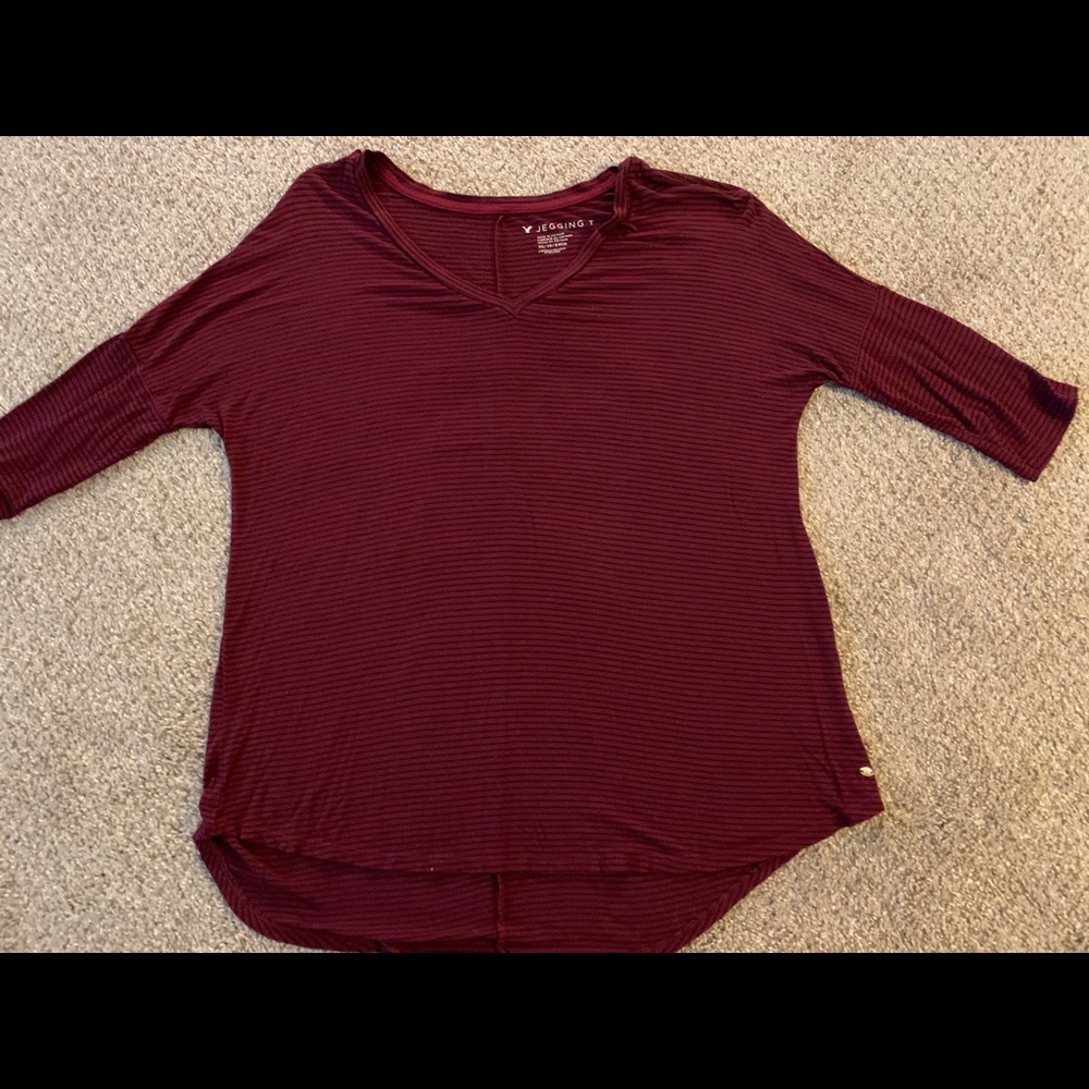 American Eagle jeggings top,